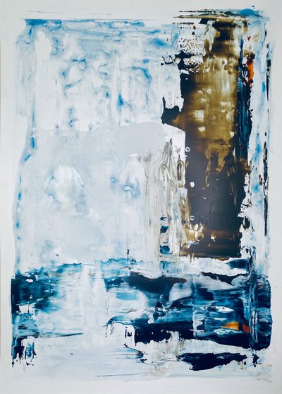 Abstract Winter Waters by Gustaf Tidholm