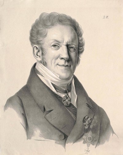 Balthasar Campenhausen (1820s engraving) by Gustav Adolf Hippius