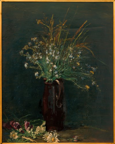 Forget-Me-Not Still Life by Gustav Crecelius