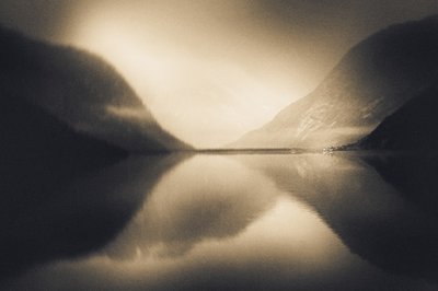 Misty Fjord Reflection by Gustav Davidsson