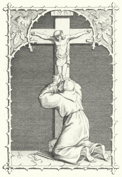 Martin Luther in spiritual torment by Gustav Ferdinand Leopold Konig