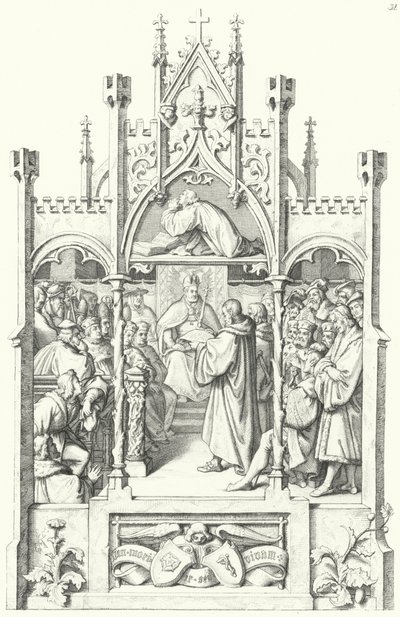 Scenes from the life of Martin Luther by Gustav Ferdinand Leopold Konig