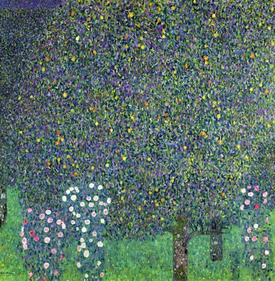 Roses under the Trees, c.1905 by Gustav Klimt