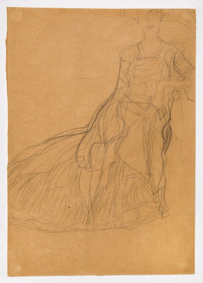 Seated Lady (Adele Bloch-Bauer) by Gustav Klimt