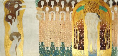 The Beethoven Frieze, (detail) by Gustav Klimt