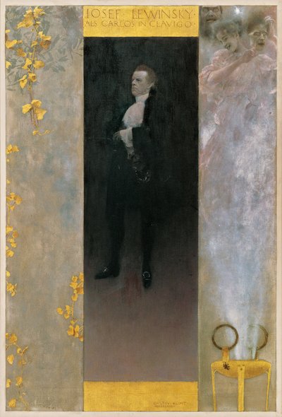 The Actor Josef Lewinsky as Carlos in Goethe