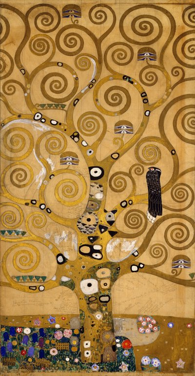 Tree of Life (Stoclet Frieze) (detail) by Gustav Klimt