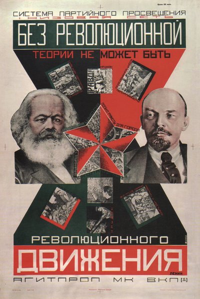 There Can Be No Revolutionary Movement Without a Revolutionary Theory Poster by Gustav Klutsis