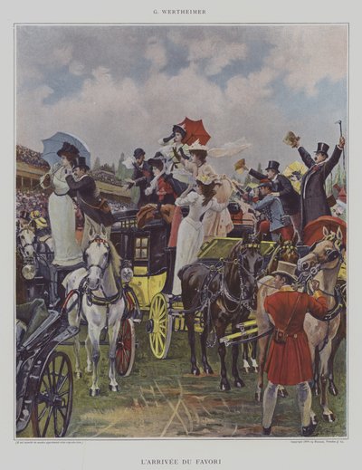 The Arrival of the Favourite by Gustav Wertheimer