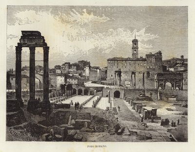 The Roman Forum by Gustave Bauernfeind
