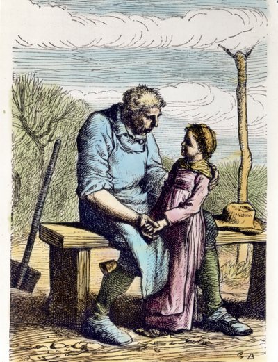 Cosette had Permission from Les Miserables. 1865 by Gustave Brion
