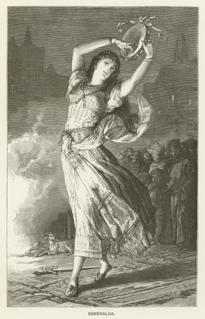 Esmeralda by Gustave Brion