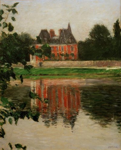 Castle on the Seine, Argenteuil by Gustave Caillebotte