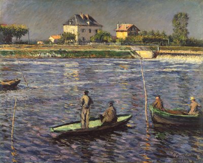 Fishermen on the Seine by Gustave Caillebotte