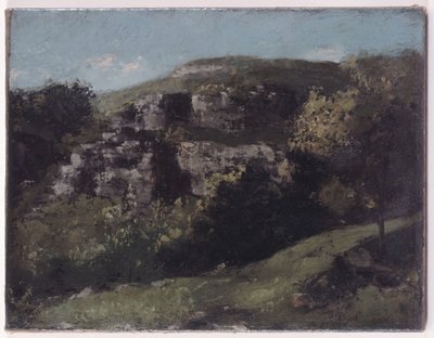 Rocks at Ornans by Gustave Courbet