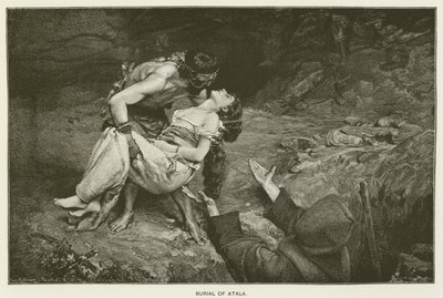 Burial of Atala by Gustave Claude Etienne Courtois
