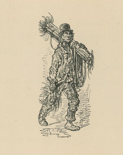 A Chimney Sweep by Gustave Dore