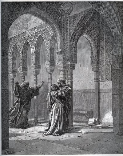 Captive Story. First Encounter of the Captive with Zoraide in the Garden of Her Father - from 