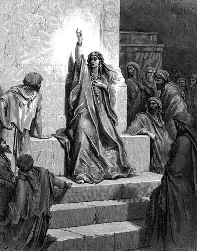 Deborah, Hebrew Prophetess and Judge, 1866 by Gustave Dore
