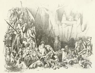 Druid Worship - A Human Sacrifice by Gustave Dore