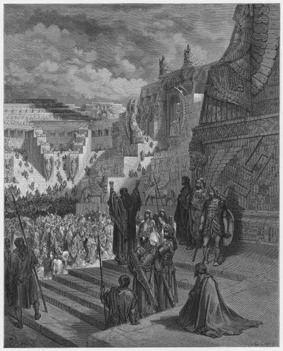 Artaxerxes Granting Liberty to the Jews by Gustave Dore