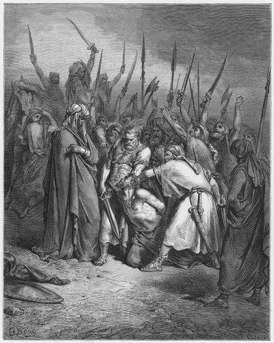 Death of Agag (Gustave Dore Bible) by Gustave Dore