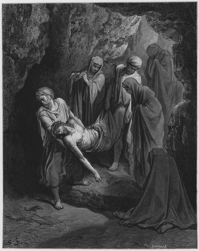 The Burial of Christ by Gustave Dore