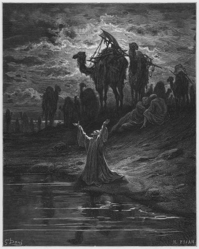 The prayer of Jacob (Gustave Dore Bible) by Gustave Dore
