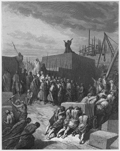 The Rebuilding of the Temple by Gustave Dore