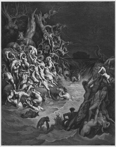 The World Destroyed by Water by Gustave Dore