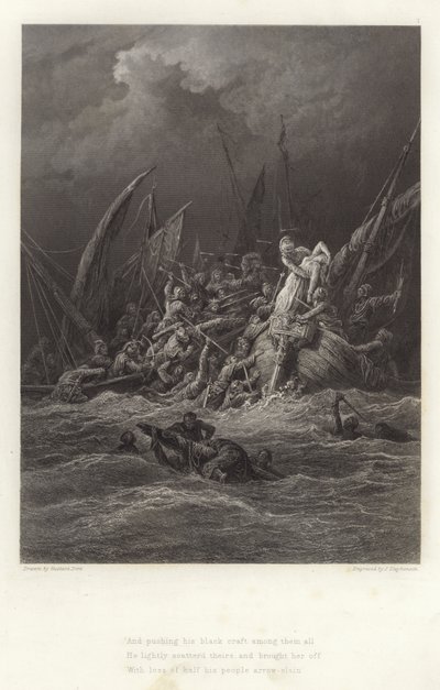 Illustration for Vivien by Alfred Tennyson by Gustave Dore