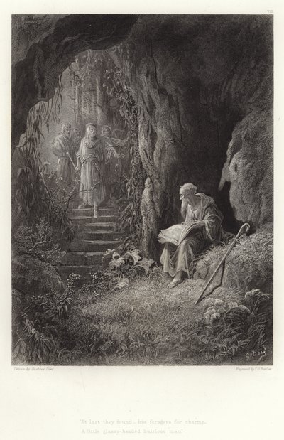 Illustration for Vivien by Alfred Tennyson by Gustave Dore
