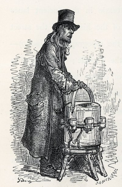 Lemonade salesman by Gustave Dore