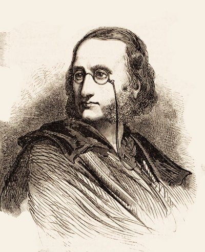Portrait of Jacques Offenbach by Gustave Dore