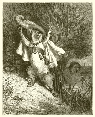 Puss in Boots, c.1868 by Gustave Dore