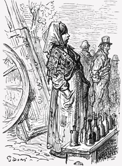 Refreshments by the Way by Gustave Dore