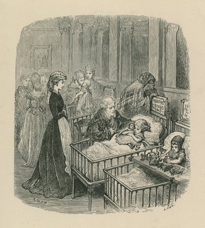 Scene from a London Hospital by Gustave Dore