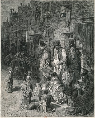 Slums of London by Gustave Dore