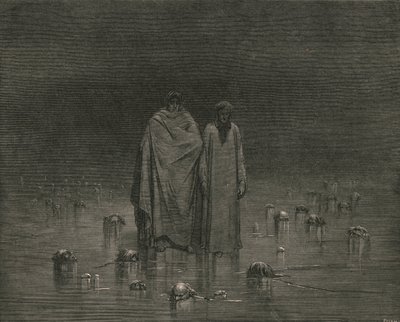 Take good heed, thy soles do tread not on the heads of thy poor brethren, c1890 by Gustave Dore