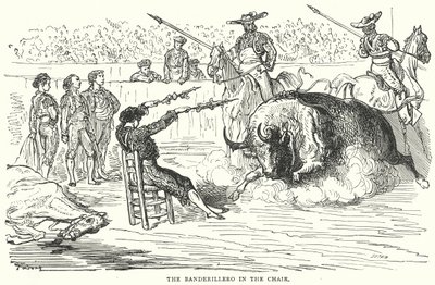 The Banderillero in the Chair by Gustave Dore