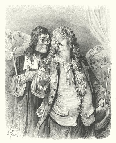 The Fables of La Fontaine: The Doctors by Gustave Dore