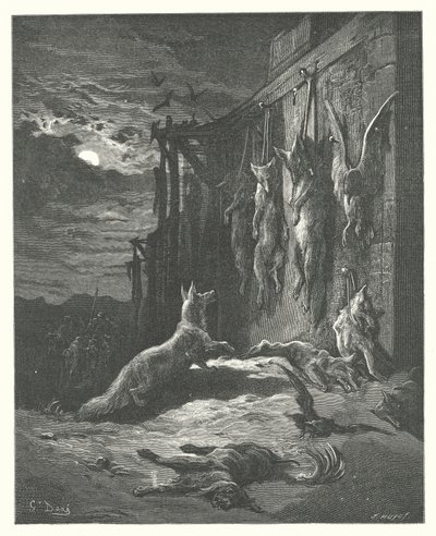 The Fables of La Fontaine: The English Fox by Gustave Dore