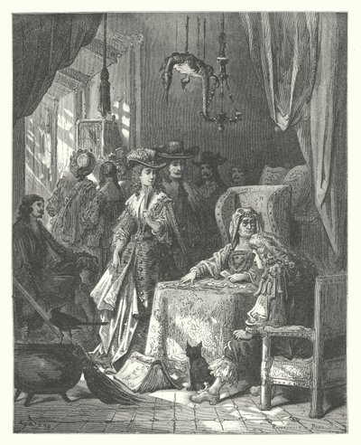 The Fables of La Fontaine: The Fortune-Teller by Gustave Dore
