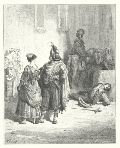 The Fables of La Fontaine: The Two Fowls by Gustave Dore