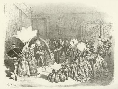 The Jig-A Ball in the Reign of Henry III by Gustave Dore