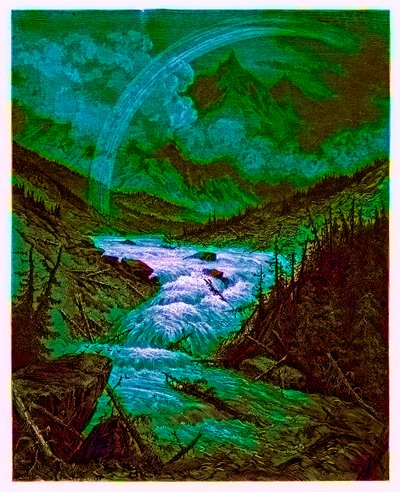 The Tributaries of the Mississippi, illustration from 