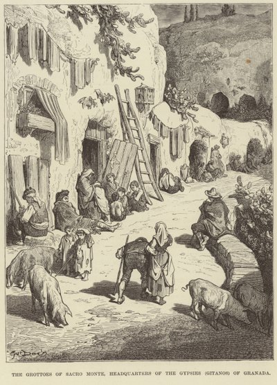 The Grottoes of Sacro Monte by Gustave Dore
