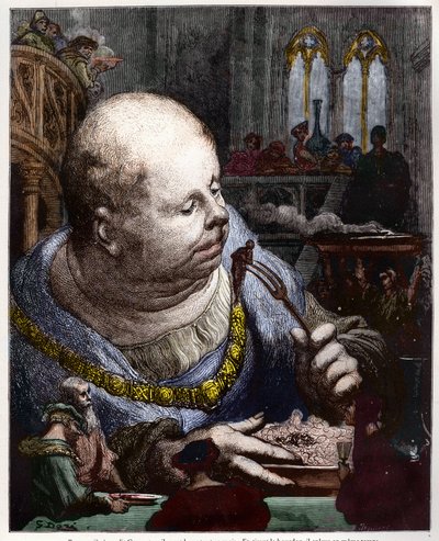 The Pilgrims are Eaten in Salads - Illustration from 