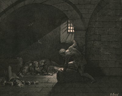 Then, Fasting Got the Mastery of Grief, c1890 by Gustave Dore