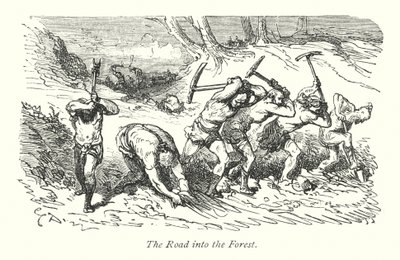 Windsor Forest (engraving) by Gustave Dore